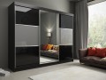 Шкаф-купе черного цвета Форм