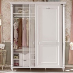 Шкаф-купе розового цвета Паоло