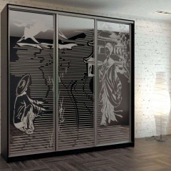 Шкаф-купе пескоструй Мартин