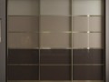 Шкаф-купе цвет кофе с молоком Трио