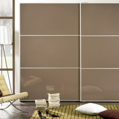 Шкаф-купе цвет кофе с молоком Милен