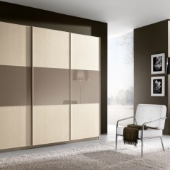 Шкаф-купе цвет кофе с молоком Камиль