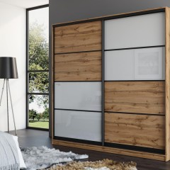 Шкаф-купе без зеркала Ферро белый