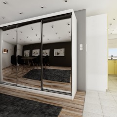 Шкаф-купе в стиле минимализм Фабиан