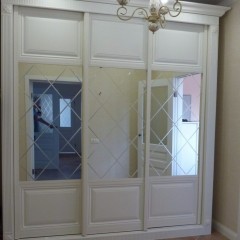 Шкаф-купе с фрезеровкой Марти