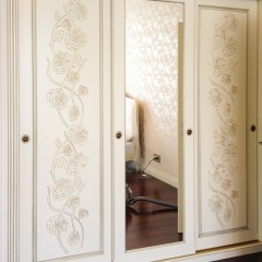 Шкаф-купе с фрезеровкой Инди