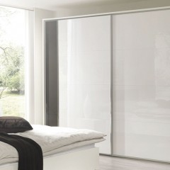 Шкаф-купе с вертикальными вставками Алонзо