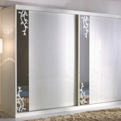 Шкаф-купе с вертикальными вставками Арлен