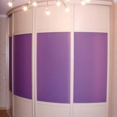 Шкаф-купе Селио сиреневого цвета
