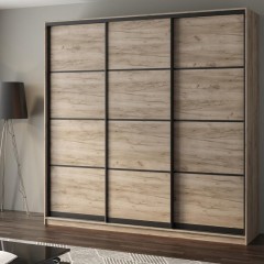 Шкаф-купе лофт Латти под дерево