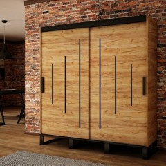 Шкаф-купе лофт Форест 2