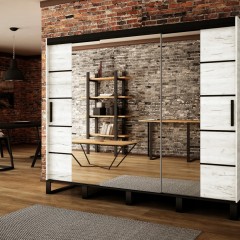 Шкаф-купе лофт Кевин