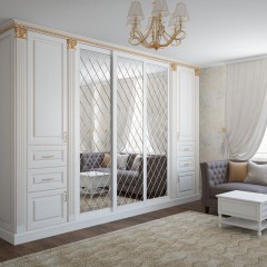 Шкаф-купе неоклассика Пампео