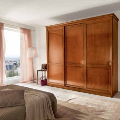 Шкаф-купе темный орех Силан