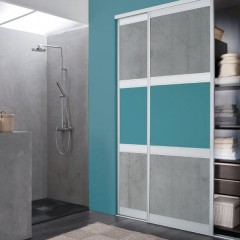 Шкаф-купе бирюзовый Марко