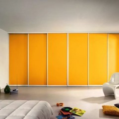 Шкаф-купе желтый Кайл