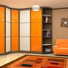 Шкаф-купе оранжевый Льюис