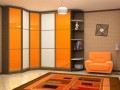 Шкаф-купе оранжевый Льюис