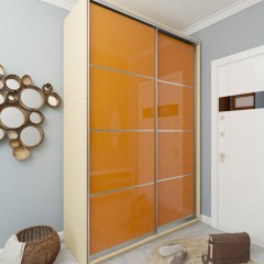 Шкаф-купе оранжевый Моар