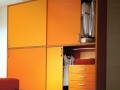 Шкаф-купе оранжевый Стен