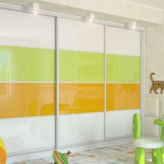 Шкаф-купе Лео салатовый