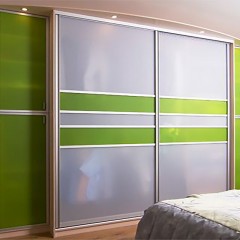 Шкаф-купе Джоан салатовый