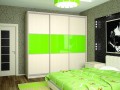Шкаф-купе Пауль салатовый