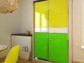 Шкаф-купе Лайм салатовый