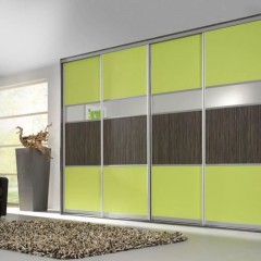 Шкаф-купе Френк салатовый