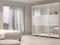 Шкаф-купе белого цвета Гранд