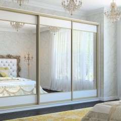 Шкаф-купе белого цвета Марсело