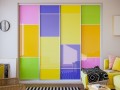 Шкаф-купе цветной Тоун