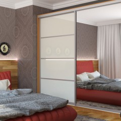 Шкаф-купе светлый орех Генри