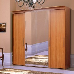 Шкаф-купе светлый орех Дези