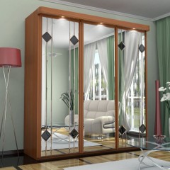 Шкаф-купе светлый орех Каприано