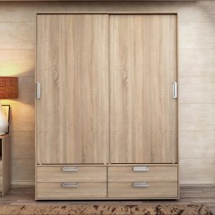 Шкаф-купе венге светлый Ноан