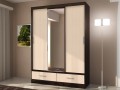Шкаф-купе венге светлый Эрл