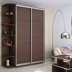 Шкаф-купе в цвете венге темное Джосселин