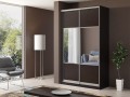 Шкаф-купе в цвете венге темное Аим