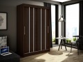 Шкаф-купе в цвете венге темное Ламмерт