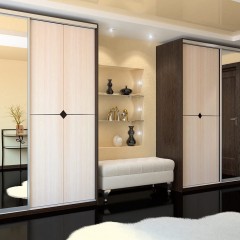 Шкаф-купе венге светлый Дженаро