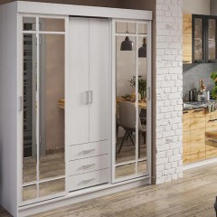 Шкаф-купе светлый Фулкс