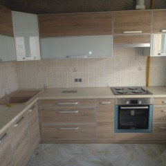 Кухня угловая комбинированная Агата