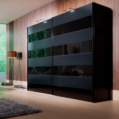 Шкаф-купе темный Лонго
