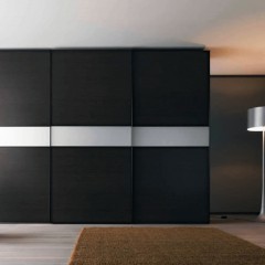 Шкаф-купе темный Ильес