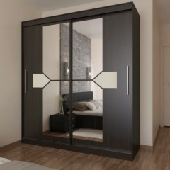 Шкаф-купе темный Пауль