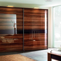 Шкаф-купе темный Ферин