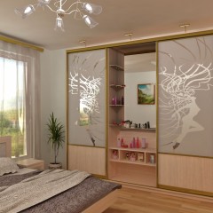 Шкаф-купе в спальню Сальваор