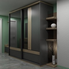 Шкаф-купе в прихожую Модест