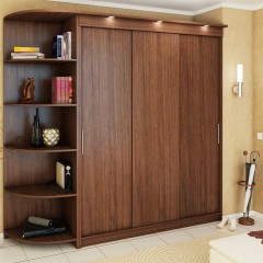 Шкаф-купе темный орех Камиль